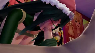 Tsuyu Asui's Way-out Year's Eve Cosplay l 3D Hentai uncensored Boku no Hero Academia